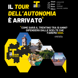 Tour dell’Autonomia 15 novembre a Pergine Valsugana 🧳👩‍✈️👨‍✈️